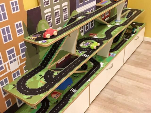 Racebaan bij BLOS kinderopvang kinderdagverblijf Utrecht Alexander Numankade