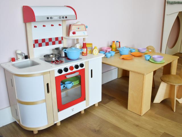 Keukentje van BLOS kinderopvang kinderdagverblijf Nieuwegein Prins Clausstraat